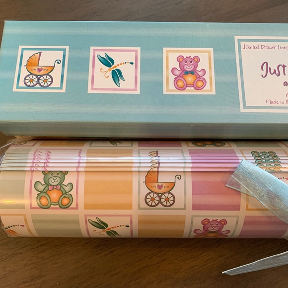 Storage & Organization New Baby Scented Drawer Liners Baby Powder